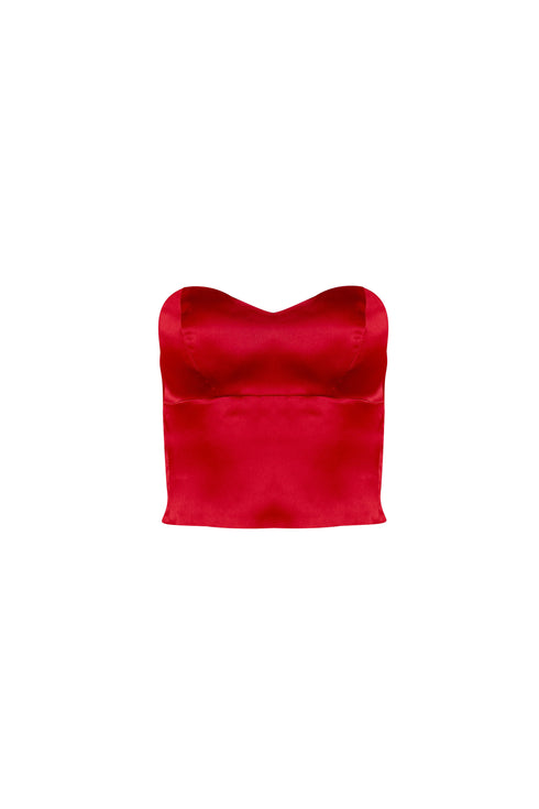 Vestido Bouganville Cereza 3 Piezas